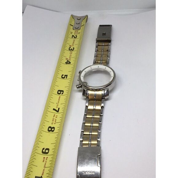 Authentic Fossil Watch Band Bracelet Links Case Use For Parts Used 20mm V789 - Picture 1 of 9